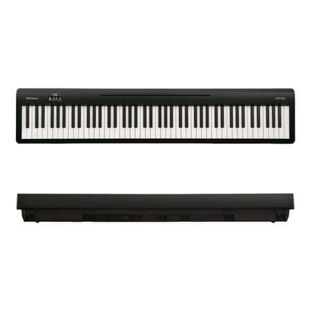 Roland FP-10 vue de dessus et panneau de connectique arrière